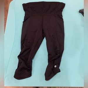 LULULEMON Maternity Crop Leggings - size 6